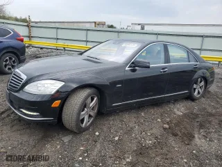 2012 Mercedes-Benz S-Class S 550 with VIN WDDNG9EB9CA450556, listed as a Copart auction lot 53244175 with 120,283 mi miles and Salvage Title. Bid and sale history available at carsss.com. Image 1.