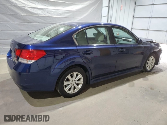2011 Subaru Legacy Premium with VIN 4S3BMBC69B3249360, listed as a Copart auction lot 57490905 with 81,122 mi miles and Salvage title. Bid and sale history available at DreamBid. Image 3.