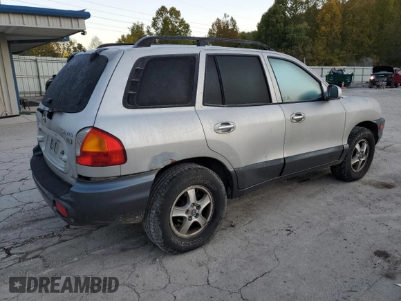 2003 Hyundai Santa Fe LX with VIN KM8SC73E63U536654, listed as a Copart auction lot 76224694 with 191,977 mi miles and Salvage Title. Bid and sale history available at carsss.com. Image 3.