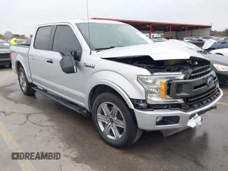 2018 Ford F-150 XL with VIN 1FTEW1C54JKF73359, listed as a IAAI auction lot 41289568 with 55,266 mi miles. Bid and sale history available at carsss.com. Image 1.