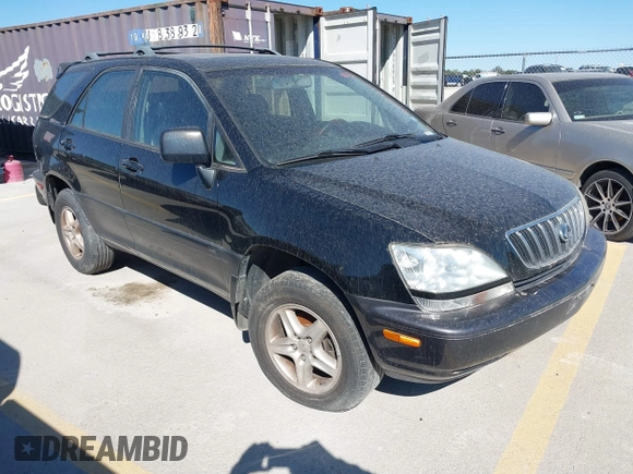 2003 Lexus RX 300 with VIN JTJGF10U230161781, listed as a IAAI auction lot 41551632 with 300,150 mi miles and . Bid and sale history available at DreamBid. Image 1.