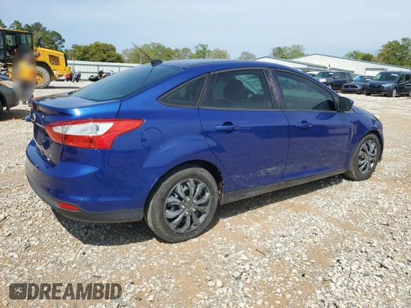2012 Ford Focus SE with VIN 1FAHP3F20CL215573, listed as a Copart auction lot 51129555 with 112,283 mi miles and Salvage Title. Bid and sale history available at carsss.com. Image 3.