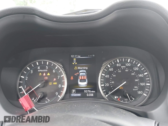 2024 Infiniti Q50 Luxe with VIN JN1EV7BR7RM631669, listed as a IAAI auction lot 42379035 with 9,376 mi miles and . Bid and sale history available at DreamBid. Image 7.