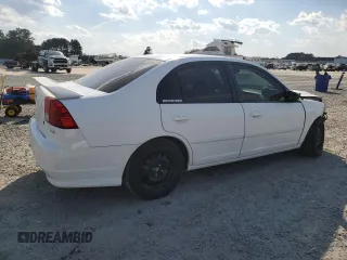 2004 Honda Civic LX with VIN 2HGES16524H500124, listed as a Copart auction lot 50806175 with 80,232 mi miles and Salvage Title. Bid and sale history available at DreamBid. Image 3.