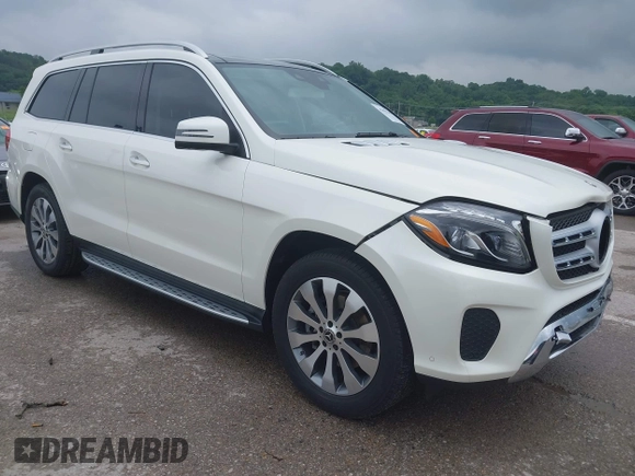 2019 Mercedes-Benz GLS 450 z VIN 4JGDF6EE6KB228708, wystawiony jako IAAI lot #42395243 z przebiegiem 36 209 mil mil oraz . Historia ofert i sprzedaży dostępna na DreamBid. Obrazek 1.