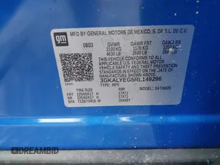 2024 GMC Terrain AT4 with VIN 3GKALYEG5RL149296, listed as a IAAI auction lot 40970270 with 6,683 mi miles and . Bid and sale history available at carsss.com. Image 9.