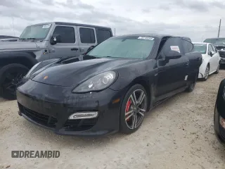 2012 Porsche Panamera Turbo with VIN WP0AC2A77CL090348, listed as a Copart auction lot 78718204 with 0 mi miles and Salvage Title. Bid and sale history available at carsss.com. Image 1.