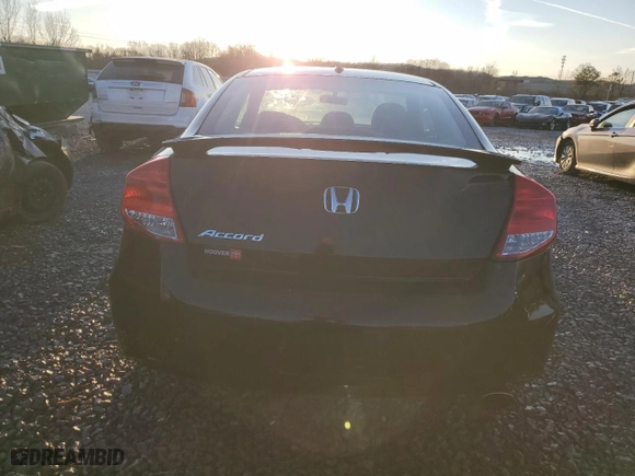 2011 Honda Accord Cpe EX-L with VIN 1HGCS1B86BA013074, listed as a Copart auction lot 88228175 with 186,095 mi miles and Salvage Title. Bid and sale history available at carsss.com. Image 6.
