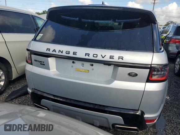 2022 Land Rover Range Rover Sport HST with VIN SALWS2RU3NA235380, listed as a Copart auction lot 74304884 with 16,242 mi miles and Non repairable. Bid and sale history available at DreamBid. Image 6.