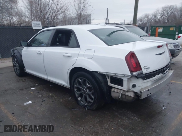 2015 Chrysler 300 with VIN 2C3CCAGG9FH876250, listed as a IAAI auction lot 41083678 with 185,657 mi miles. Bid and sale history available at carsss.com. Image 3.