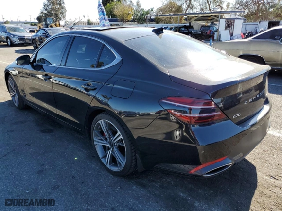 2024 Genesis G70 3.3T Sport Advanced with VIN KMTG54SE0RU139391, listed as a Copart auction lot 88167515 with 4,451 mi miles and Salvage Title. Bid and sale history available at carsss.com. Image 2.