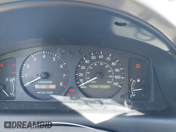 2002 Toyota Corolla CE with VIN 1NXBR12E92Z654340, listed as a IAAI auction lot 41805390 with 62,899 mi miles and . Bid and sale history available at DreamBid. Image 7.