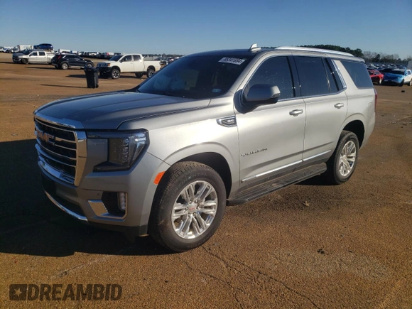 2024 GMC Yukon SLT with VIN 1GKS1BKD3RR200997, listed as a Copart auction lot 86341684 with 32,104 mi miles and Salvage Title. Bid and sale history available at carsss.com. Image 1.