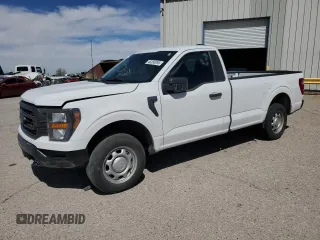 2023 Ford F-150 XL with VIN 1FTMF1CB6PKE57932, listed as a Copart auction lot 45393095 with 48,925 mi miles and Salvage Title. Bid and sale history available at carsss.com. Image 1.