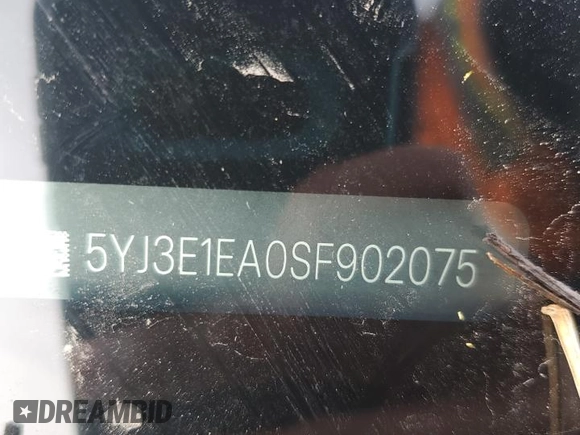 2025 Tesla Model 3 Long Range with VIN 5YJ3E1EA0SF902075, listed as a Copart auction lot 85525094 with Not Provided miles and Salvage Title. Bid and sale history available at DreamBid. Image 13.