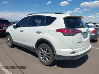 2017 Toyota RAV4 Hybrid Limited with VIN JTMDJREV4HD110724, listed as a IAAI auction lot 42141585 with 80,671 mi miles. Bid and sale history available at carsss.com. Image 3.