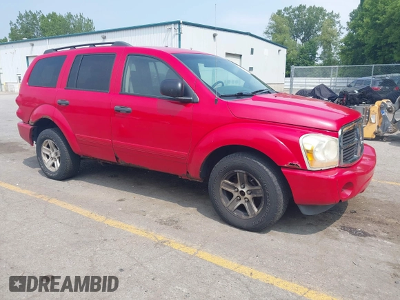 2004 Dodge Durango SLT with VIN 1D4HB48N04F170255, listed as a IAAI auction lot 42512864 with 146,821 mi miles and . Bid and sale history available at DreamBid. Image 1.