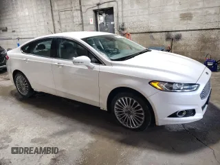 2014 Ford Fusion Titanium with VIN 3FA6P0K9XER184961, listed as a Copart auction lot 54097175 with 99,642 mi miles and Clean Title. Bid and sale history available at carsss.com. Image 4.