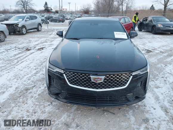 2023 Cadillac CT4 Premium Luxury with VIN 1G6DF5RK1P0108920, listed as a IAAI auction lot 41412309 with 14,113 mi miles and . Bid and sale history available at DreamBid. Image 12.