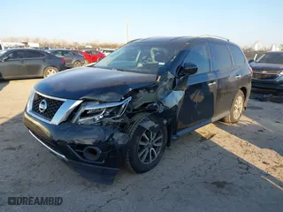 2014 Nissan Pathfinder S with VIN 5N1AR2MN9EC688710, listed as a IAAI auction lot 41475858 with 147001 miles. Bid and sale history available at carsss.com. Image 17.