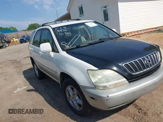 2002 Lexus RX 300 with VIN JTJHF10U720256520, listed as a IAAI auction lot 42074976 with 198,551 mi miles and . Bid and sale history available at DreamBid. Image 1.