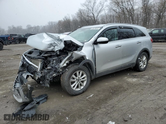 2019 Kia Sorento LX with VIN 5XYPGDA59KG544134, listed as a Copart auction lot 50626655 with 84,357 mi miles and Salvage Title. Bid and sale history available at DreamBid. Image 1.