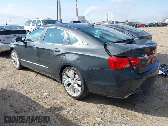 2015 Chevrolet Impala LTZ with VIN 1G1165S33FU149830, listed as a IAAI auction lot 42019691 with 162,453 mi miles and . Bid and sale history available at DreamBid. Image 3.
