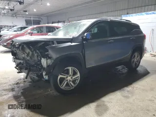 2018 GMC Terrain SLE with VIN 3GKALTEX0JL144790, listed as a Copart auction lot 84878584 with 0 mi miles and Salvage Title. Bid and sale history available at carsss.com. Image 1.
