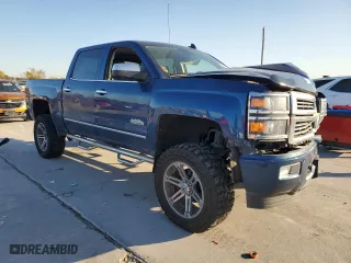2015 Chevrolet Silverado 1500 High Country with VIN 3GCUKTEJ4FG179985, listed as a Copart auction lot 83636524 with 0 mi miles and Salvage Title. Bid and sale history available at carsss.com. Image 4.