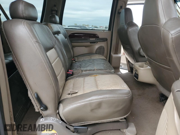 2003 Ford Excursion Eddie Bauer z VIN 1FMNU45S33ED13607, wystawiony jako Copart lot #83227864 z przebiegiem 251 989 mil mil oraz Szkoda całkowita • Salvage title. Historia ofert i sprzedaży dostępna na DreamBid. Obrazek 12.