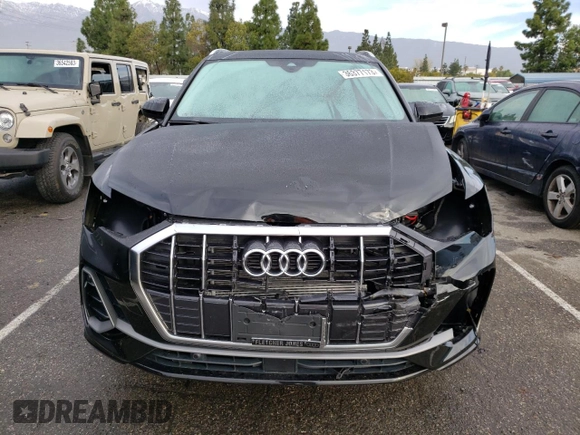 2022 Audi Q3 S line Premium with VIN WA1DECF31N1136610, listed as a Copart auction lot 36377173 with 2,840 mi miles. Bid and sale history available at carsss.com. Image 5.