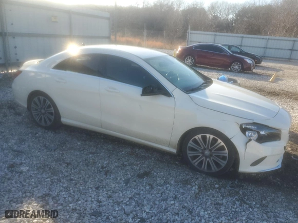 2017 Mercedes-Benz CLA with VIN WDDSJ4EB1HN440823, listed as a Copart auction lot 85597184 with 93,078 mi miles and Salvage Title. Bid and sale history available at carsss.com. Image 4.