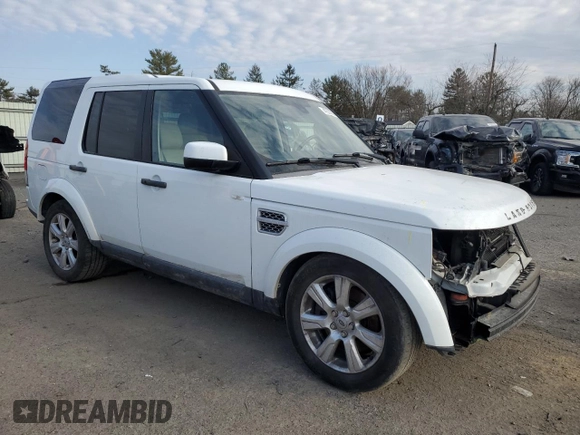 2013 Land Rover LR4 Lux with VIN SALAK2D45DA690019, listed as a Copart auction lot 47551295 with 117,598 mi miles and Salvage title. Bid and sale history available at DreamBid. Image 4.