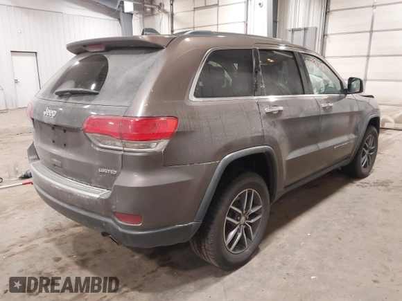 2018 Jeep Grand Cherokee Limited with VIN 1C4RJFBG2JC139502, listed as a IAAI auction lot 41372877 with 145,877 mi miles and . Bid and sale history available at DreamBid. Image 4.