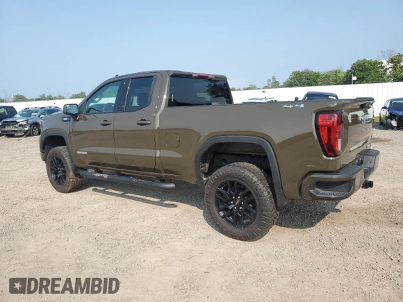 2023 GMC Sierra 1500 with VIN 1GTVUCE82PZ335387, listed as a Copart auction lot 63642514 with 6,106 mi miles and Salvage Title. Bid and sale history available at DreamBid. Image 2.