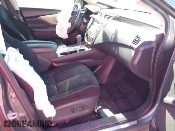 2018 Nissan Murano SV with VIN 5N1AZ2MG8JN116611, listed as a IAAI auction lot 42051307 with 94,993 mi miles and . Bid and sale history available at DreamBid. Image 5.