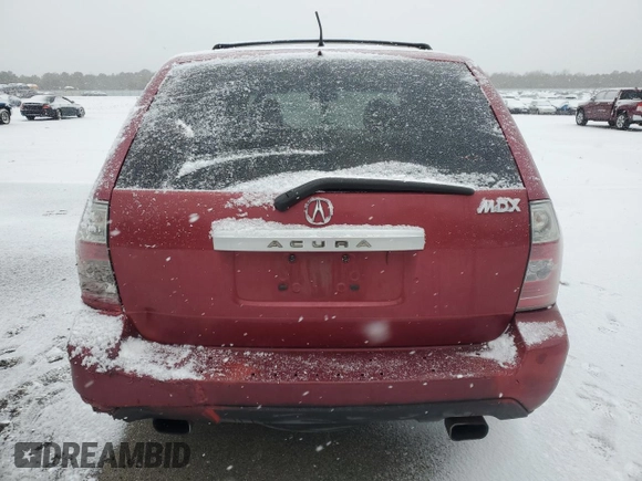 2004 Acura MDX with VIN 2HNYD18244H561316, listed as a Copart auction lot 41393815 with 329,658 mi miles and Salvage Title. Bid and sale history available at carsss.com. Image 6.