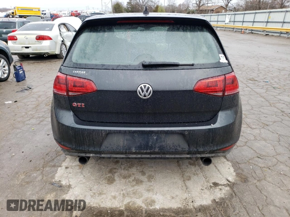 2017 Volkswagen Golf GTI S with VIN 3VW447AU3HM018692, listed as a Copart auction lot 41801993 with 102,819 mi miles. Bid and sale history available at carsss.com. Image 6.