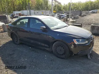 2011 Volkswagen Jetta Sedan SE w/Convenience & Sunroof PZEV with VIN 3VWDZ7AJ2BM339007, listed as a Copart auction lot 53679025 with 0 mi miles and Salvage Title. Bid and sale history available at carsss.com. Image 4.