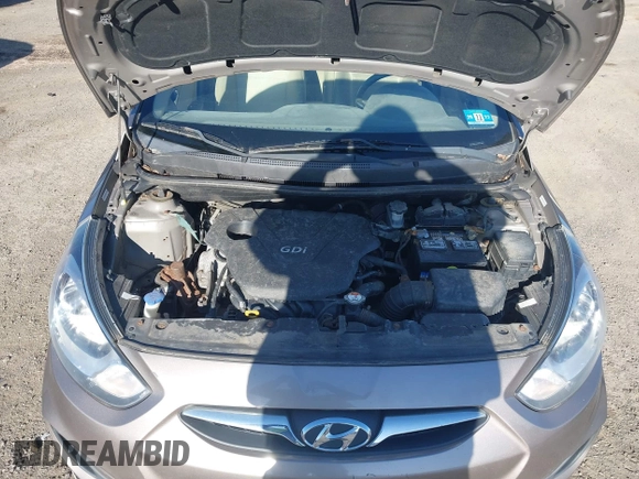 2012 Hyundai Accent GLS with VIN KMHCT4AE3CU114931, listed as a IAAI auction lot 41751304 with 166,831 mi miles. Bid and sale history available at carsss.com. Image 10.