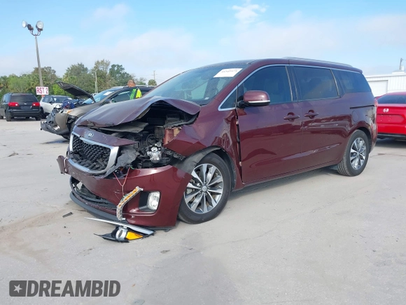 2016 Kia Sedona EX with VIN KNDMC5C1XG6139621, listed as a IAAI auction lot 41545975 with 111,274 mi miles. Bid and sale history available at carsss.com. Image 17.