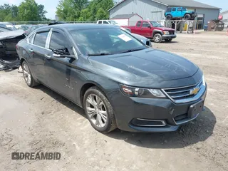 2014 Chevrolet Impala LT with VIN 2G1115SL7E9251111, listed as a IAAI auction lot 42445687 with 100,154 mi miles and . Bid and sale history available at DreamBid. Image 1.