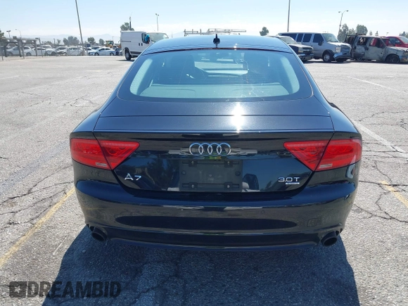 2013 Audi A7 Premium Plus with VIN WAUYGAFCXDN132677, listed as a IAAI auction lot 42630446 with 132,398 mi miles and . Bid and sale history available at DreamBid. Image 16.