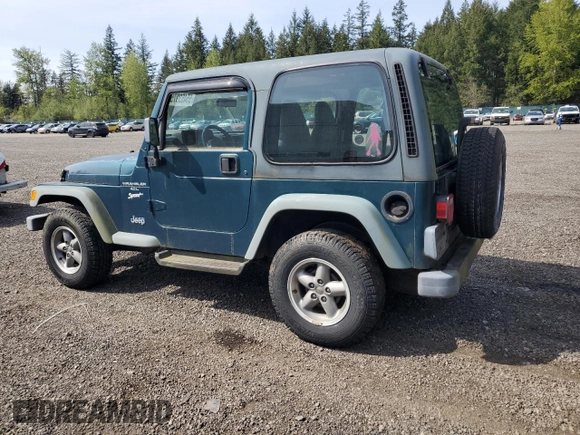 1997 Jeep Wrangler Sport with VIN 1J4FY19S4VP537511, listed as a Copart auction lot 55453975 with 59,714 mi miles and Clean Title. Bid and sale history available at carsss.com. Image 2.