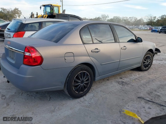 2007 Chevrolet Malibu LT w/1LT with VIN 1G1ZT58F17F241120, listed as a IAAI auction lot 41435132 with 1 mi miles. Bid and sale history available at carsss.com. Image 4.