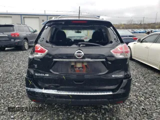 2016 Nissan Rogue S with VIN JN8AT2MV8GW146199, listed as a Copart auction lot 51977215 with 84,861 mi miles and Salvage Title. Bid and sale history available at carsss.com. Image 6.
