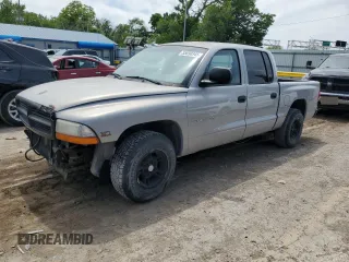 2000 Dodge Dakota Sport z VIN 1B7GL2AN4YS624329, wystawiony jako Copart lot #55690345 z przebiegiem 145 945 mil mil oraz Szkoda całkowita • Salvage title. Historia ofert i sprzedaży dostępna na DreamBid. Obrazek 1.