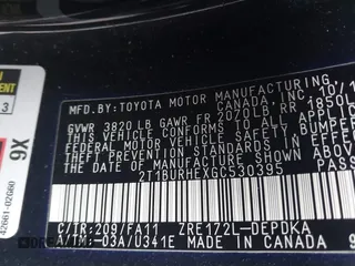 2016 Toyota Corolla L z VIN 2T1BURHEXGC530395, wystawiony jako IAAI lot #42245909 z przebiegiem 158 729 mil mil oraz . Historia ofert i sprzedaży dostępna na DreamBid. Obrazek 9.
