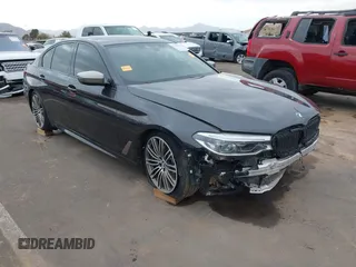 2019 BMW 5 Series M550i xDrive with VIN WBAJB9C51KB287797, listed as a IAAI auction lot 41549311 with 61,459 mi miles and . Bid and sale history available at DreamBid. Image 1.