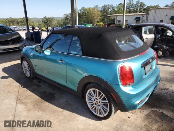 2017 MINI Convertible Cooper S with VIN WMWWG9C51H3C23031, listed as a Copart auction lot 51960355 with 77,504 mi miles and Salvage title. Bid and sale history available at DreamBid. Image 2.